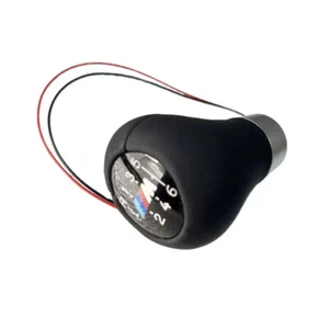 BMW Weighted ZHP 6-Speed illuminated Leather Knob for 3 5 6 Series E46 60 61 63 - Picture 1 of 7