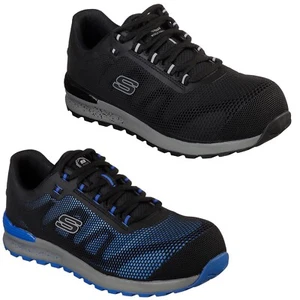 Skechers Mens Work Trainers Safety Composite Toe Slip Resistant Memory Foam Shoe - Picture 1 of 9