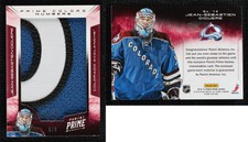 2012-13 Panini Prime Prime Colors Numbers /6 Jean-Sebastien Giguere #14
