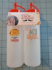 Cocinar con marca de color: juego de 2 botellas temáticas de tacos, nuevas y envío gratuito - Imagen 1 de 9