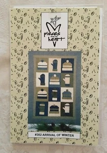 Quilt Pattern Arrival of Winter #302 Instructions 2005 "Pieces from my heart" - Picture 1 of 3