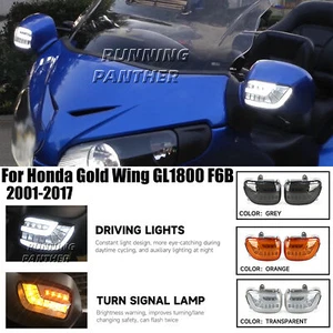 Motorcycle turn signal LED light suitable For Honda GOLD WING GL1800 F6B 2001-17 - Picture 1 of 19