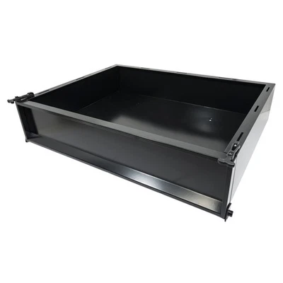 Caja de carga GTW de acero negro | Ajuste universal para carros de golf EZGO Club Car Yamaha Foto 1 de 4