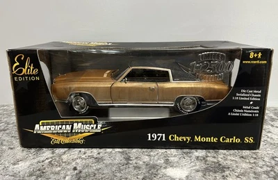 1/18 American Muscle Ertl Elite Edition 1971 Chevy Monte Carlo SS super rare🔥 - Image 1 of 4