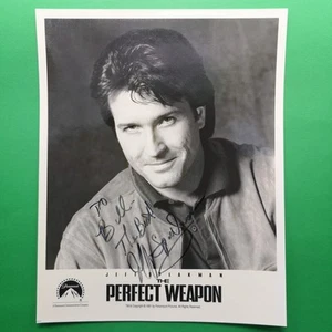 Jeffery Speakman Signed B&W Head Shot Perfect Weapon 8 x 10 Photo 90s Hollywood - Picture 1 of 2