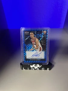 2024-25 Topps Finest-Kyshawn George BLUE GEOMETRIC AUTO AUTOGRAPH /99 (RC) - Bild 1 von 2