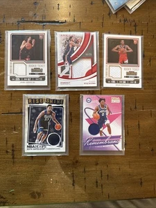 Basketball Patch Card Lot with Kyle Kuzma 3/25 Memorabilia - Picture 1 of 7