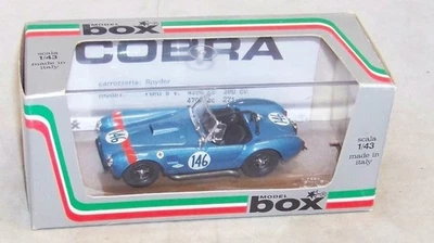 1: 43 盒型号 AC SHELBY COBRA #146 TARGA FLORIO 1964 DAN GURNEY 带底座 8423 全新带盒 — 第 1/4 张图片