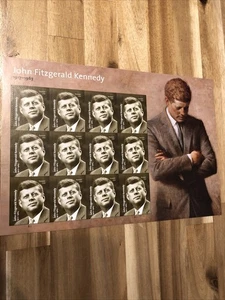 US Scott 5175 John Fitzgerald Kennedy, foglio completo/12 Forever Rate, come nuovo NH - Foto 1 di 4