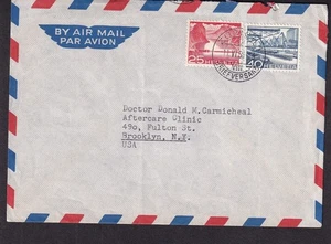 Switzerland 1955 cover Collegium Neuro-Psycho-Pharmacologicum Zurich to USA - Picture 1 of 2