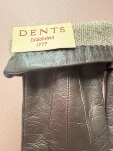 Dents Cashmere & Wool Lined Leather Ladies Gloves - Brown Size 7 - Picture 1 of 4
