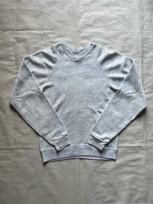 Sudadera Raglán Wrangler Vintage Años 80 Juvenil Grande Gris Jaspeado (Adulto XXS) Foto 1 de 4