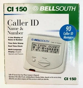 NUEVO EN CAJA Genuino Bellsouth CI-150 90 Nombre Número Memoria Identificador de Llamadas - Imagen 1 de 6