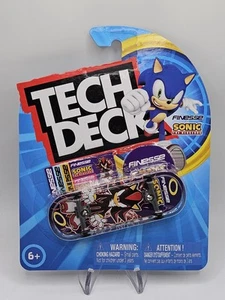 Tech Deck Finesse x Sonic the Hedgehog Shadow Fingerboard New - Picture 1 of 2