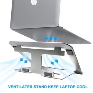 Supporto Portatile Regolabile Alluminio Notebook Riser,Stabile Supporto Computer per Laptop - Foto 1 di 11