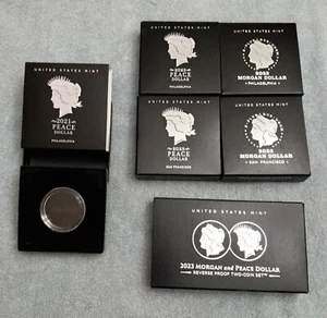 US Mint dollar OGP, no coin and packaging only - one box from the group shown - Bild 1 von 2