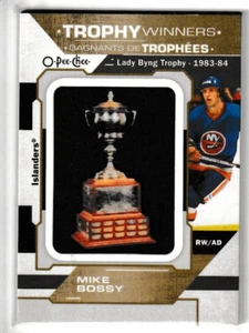 2022-23 O-Pee-Chee Manufactured Patch SSP P-34 MIKE BOSSY 2022/23 OPC - Picture 1 of 2