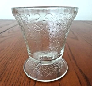 *FLORENTINE #2 CLEAR (1) 3 1/4" FOOTED 5 OZ JUICE TUMBLER HAZEL ATLAS-#3-B27-E - Picture 1 of 7