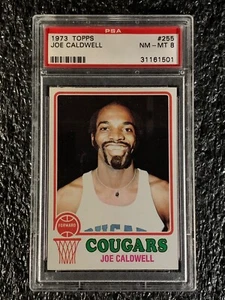 1973 Topps Basketball #255 Joe Caldwell PSA 8 - Picture 1 of 2