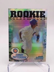 💥 2000 Bowman Chrome Rookie Class REFRACTOR Corey Patterson #RC8 - Picture 1 of 2