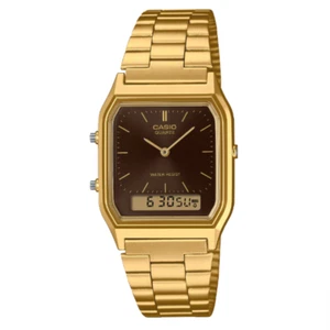 Casio Nuevo AQ-230GA-5A Retro Digital Analógico Alarma Reloj Hombre AQ230 - Imagen 1 de 3