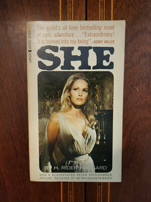 SHE H. RIDER HAGGARD  1ST LANCER 1965 URSULA ANDRESS MOVIE TIE-IN Foto 1 de 4