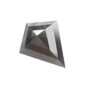 1,50 ct natürlicher loser Diamant schwarze Farbe Drachenform Diamant Salz und Pfeffer  - Bild 1 von 9