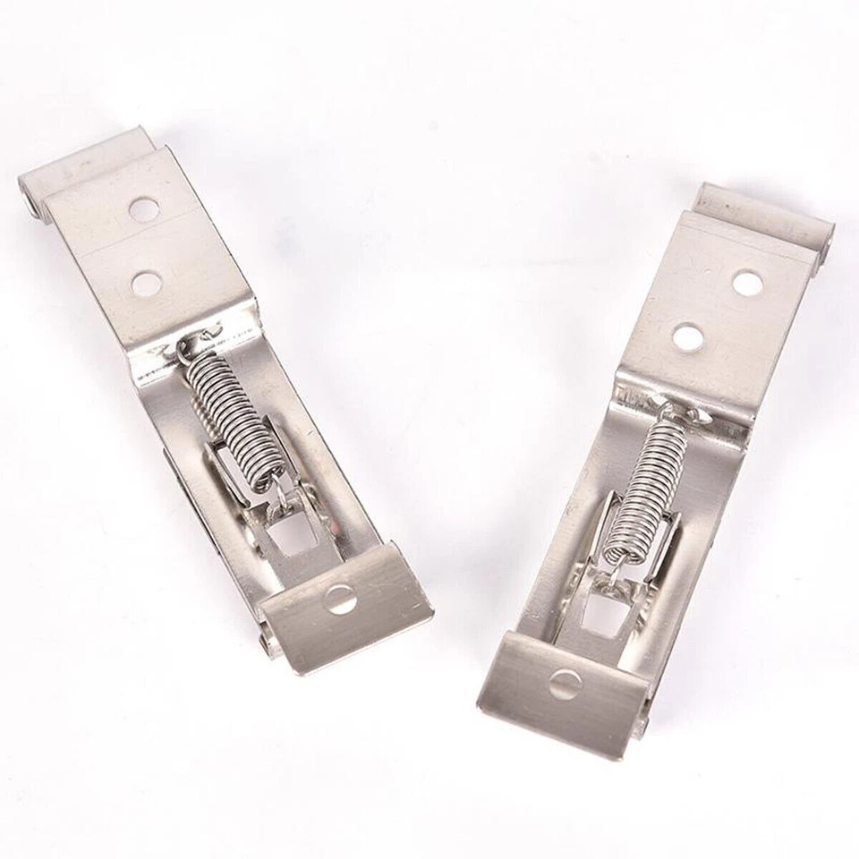 2PCS Frame Number Plate Clips Spring Holder Truck Car Trailer Loaded Bracket UK - Image 1 of 1