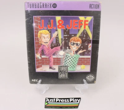 J.J. & Jeff NEC TurboGrafx-16 TG16 1990 Hudson Soft Platformer New Fact. Sealed! - Image 1 of 4