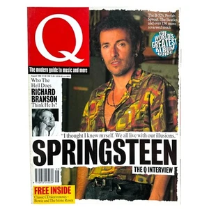 Q Magazine 1992 August Bruce Springsteen Richard Branson B 52s Vintage 90s Mag - Picture 1 of 9