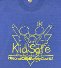 Vintage 80S Kid Safe Faded Paper Thin T-Shirt Large Dare Safety Single Stitch