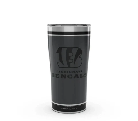 CINCINNATI BENGALS, 20oz STAINLESS STEEL TUMBLER FROM TERVIS  WITH LID INCLUDED Cover
