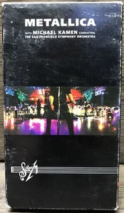 METALLICA • MICHAEL KAMEN & SAN FRANCISCO SYMPHONY ORCHESTRA 1999 VHS JAPAN - Picture 1 of 4
