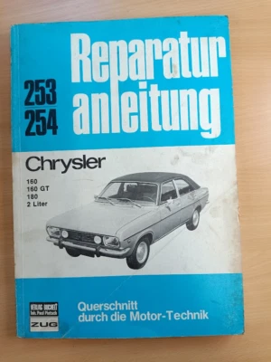 Chrysler160,160 GT,180,2ltr.Bucheli Shop Manual,Werkstattbuch,Manuale d'officina - Bild 1 von 4
