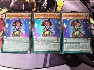 3x KÜNSTLERKUMPEL ZIEHECHSE - OP01-DE006 Super Rare / Near Mint Playset - Bild 1 von 2