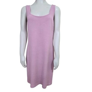 St. John Collection Wool Blend Santana Knit Pink Sheath Dress Size 8 Sleeveless - Picture 1 of 11
