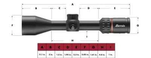 Burris Fullfield 3-12x42mm, 1" Riflescope BALLISTIC PLEX Knob Synergy Gun 201534 - Picture 1 of 1
