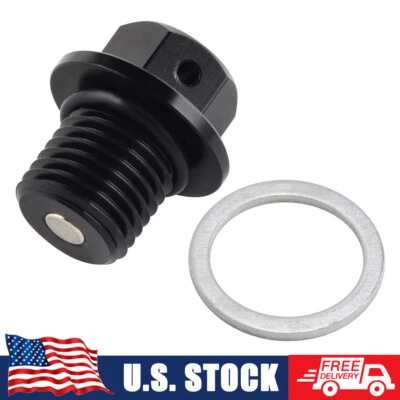 Magnetic Oil Pan Drain Plug Bolt M14x1.5 for Honda Accord Civic CR-V Fit Odyssey Foto 1 de 4