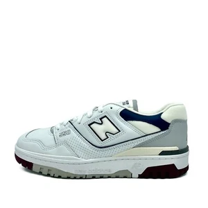 New Balance 550 White Maroon Natural Indigo Trainers BB550PWB New Men's Women's - Picture 1 of 5