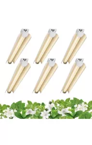 Barrina Grow Light, 144W(6 x 24W, 800W Equivalent), 2ft ,Super Bright, - Picture 1 of 8