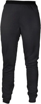 Hot Chillys L84012 Women's Black Bi-Ply Bottom Relaxed Fit Base Layer Size XL - Image 1 of 2