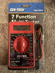 CEN-TECH Digital Multimeter 7 Function Item#90899 - New In Package - Picture 1 of 4