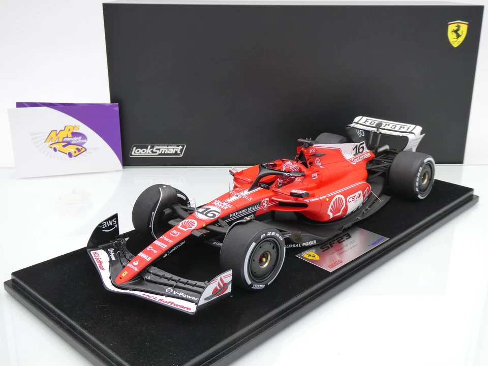 Look Smart LS18F1049 # Ferrari SF-23 F1 Las Vegas GP 2023 Charles Leclerc 1:18 - Bild 1 von 4