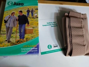 Juzo Kompressionsstrümpfe 30-40 mmHg beige, AG Größe V XL Overknee hoch mit Silikon - Bild 1 von 7