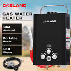 Gasland 6L Outdoor Tankless Hot Water Heater Propane Gas Portable Camping Shower