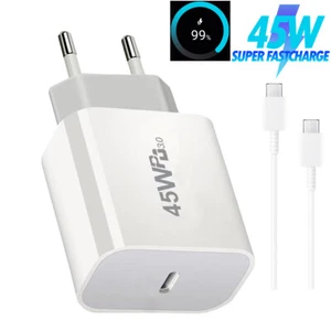 für iPad Pro 13 2024 iPad Pro11 2024 45W Usb C Adapter Ladegerät Usb C Ladekabel - Bild 1 von 13