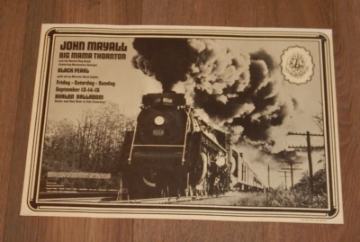 Cartel de concierto de salón de baile John Mayall Family Dog Avalon 1968, FD137 Wilson Foto 1 de 4