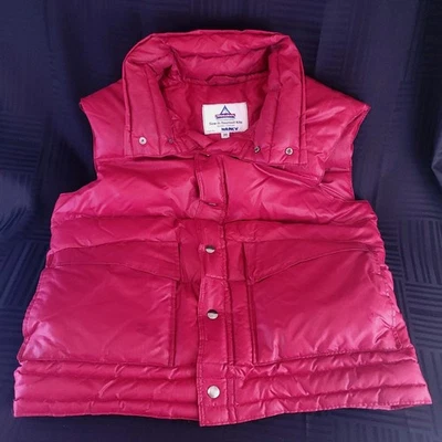 Vintage Holubar Moutaineering Red Puffer Vest Sew It Yourself Own Colorado USA  - Image 1 of 4