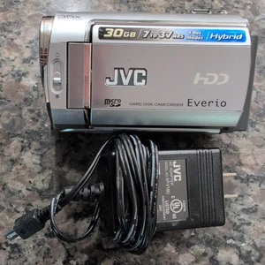 JVC Everio GZ-MG330HU Gray 35x Optical Zoom LCD Screen 30GB Hard Disk Camcorder - Picture 1 of 7