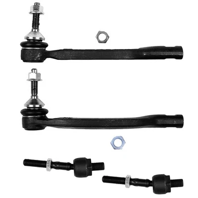 4x Barra de amarre interior y exterior para Volvo S60 S80 V70 2001-2008 ES80981 ES80982 Foto 1 de 4